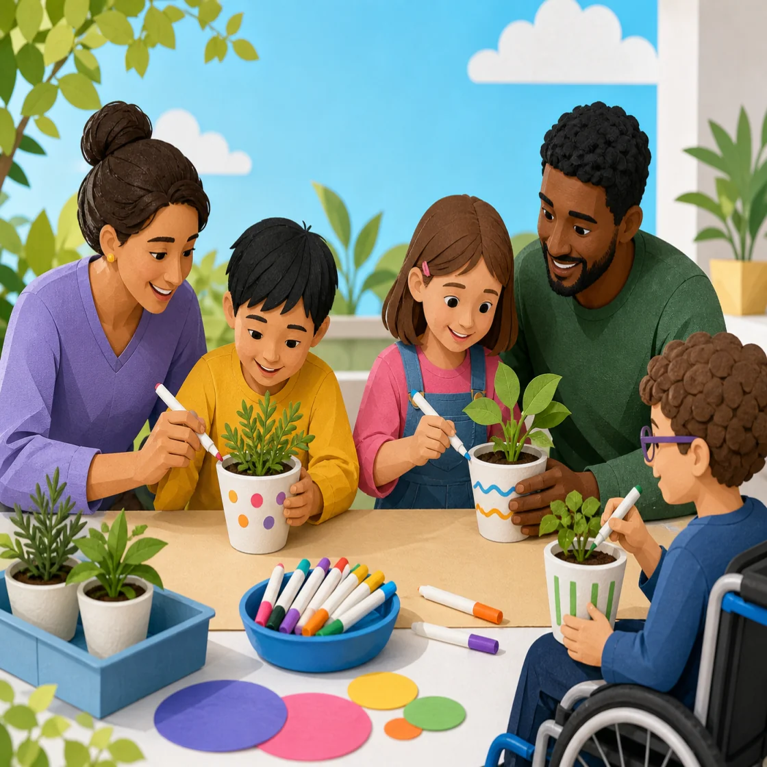 Agricultural learning illustration for Plant & Tend